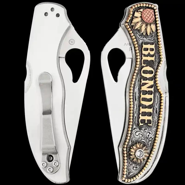 Desert Bloom Custom Knife